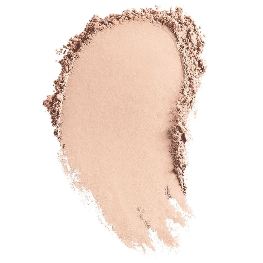 bareMinerals Original Loose Powder Foundation SPF 15 in Fairly Light 03 application demo for seamless blending.