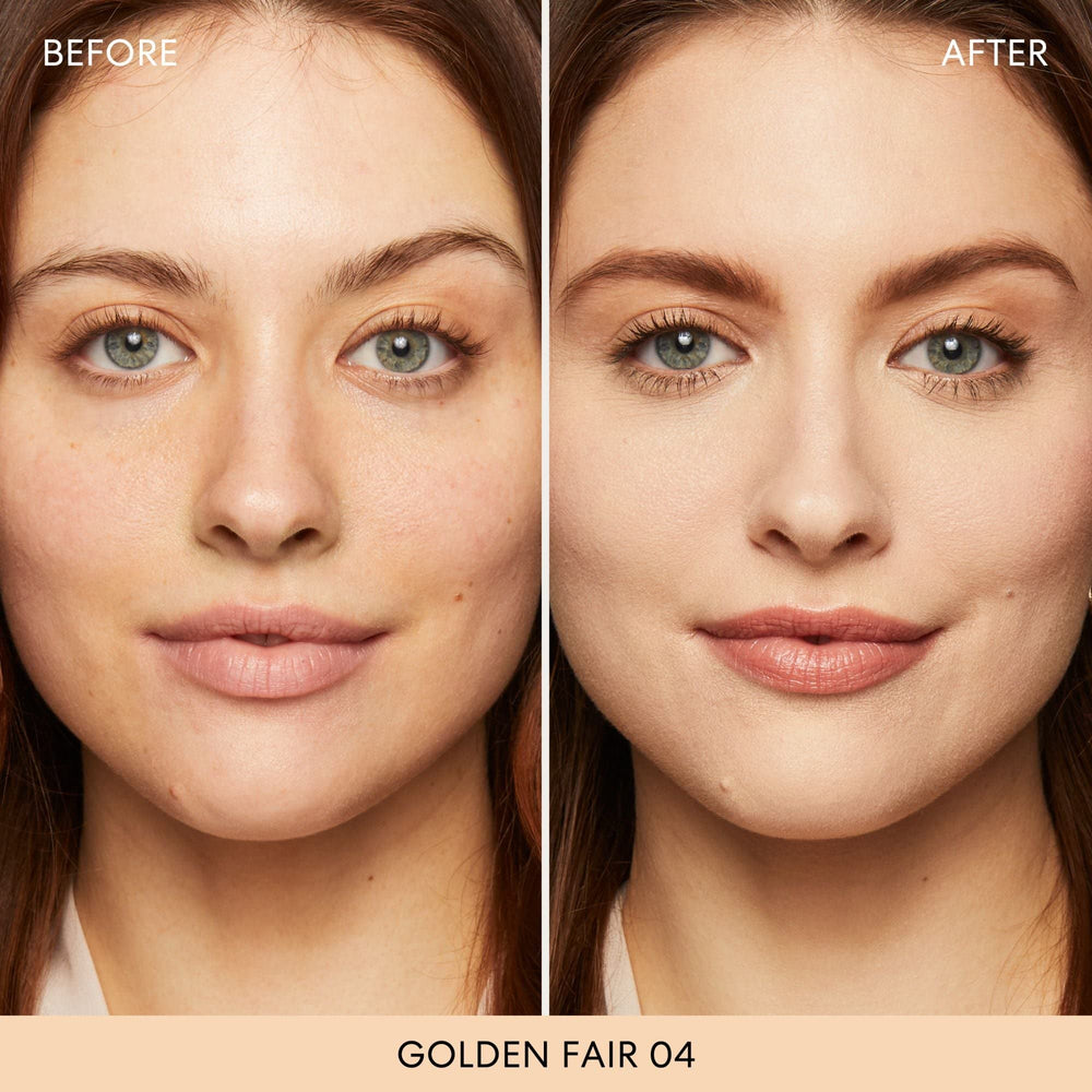 bareMinerals Original Loose Powder Foundation SPF 15 Golden Fair 04 swatches