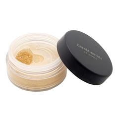 bareMinerals Original Loose Powder Foundation SPF 15 natural luminous finish swatch on cheek