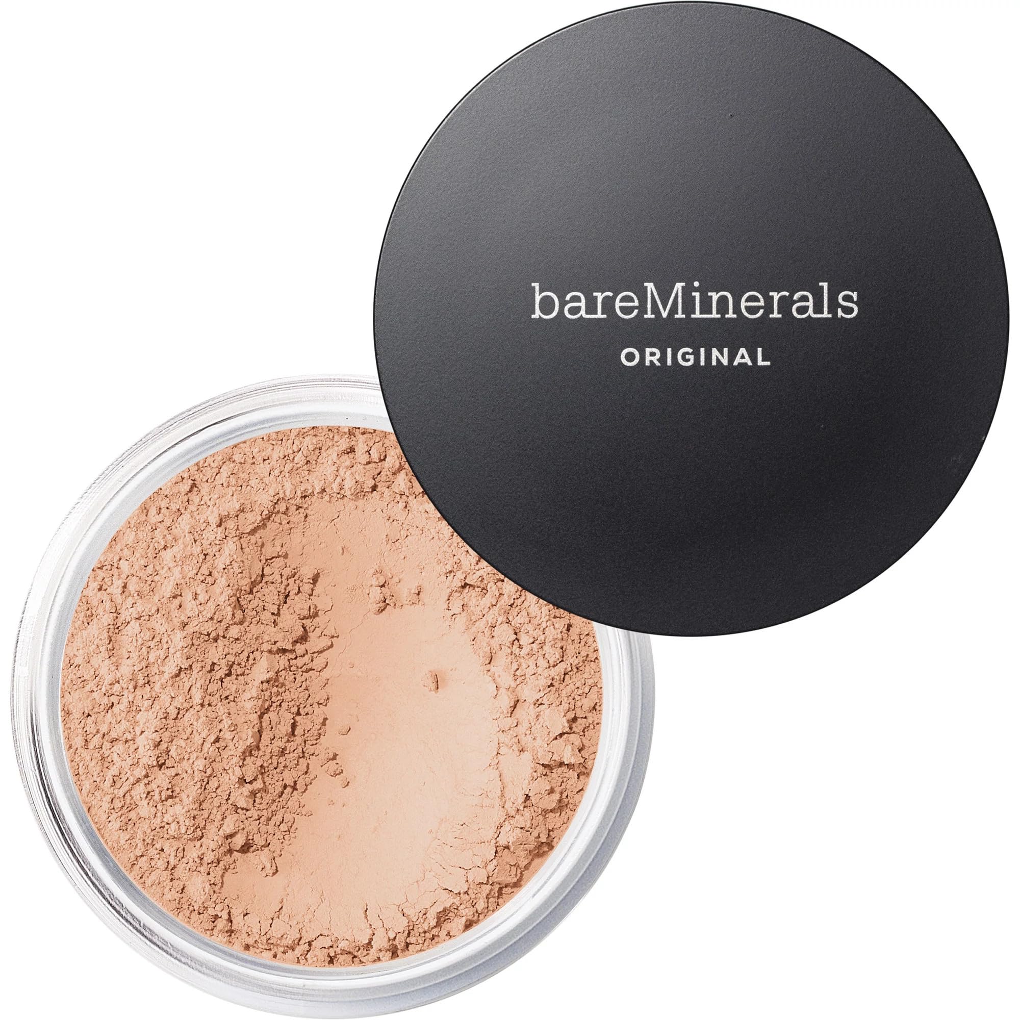 BareMinerals Original Loose Powder Foundation SPF 15 Medium 10 compact shows weightless coverage