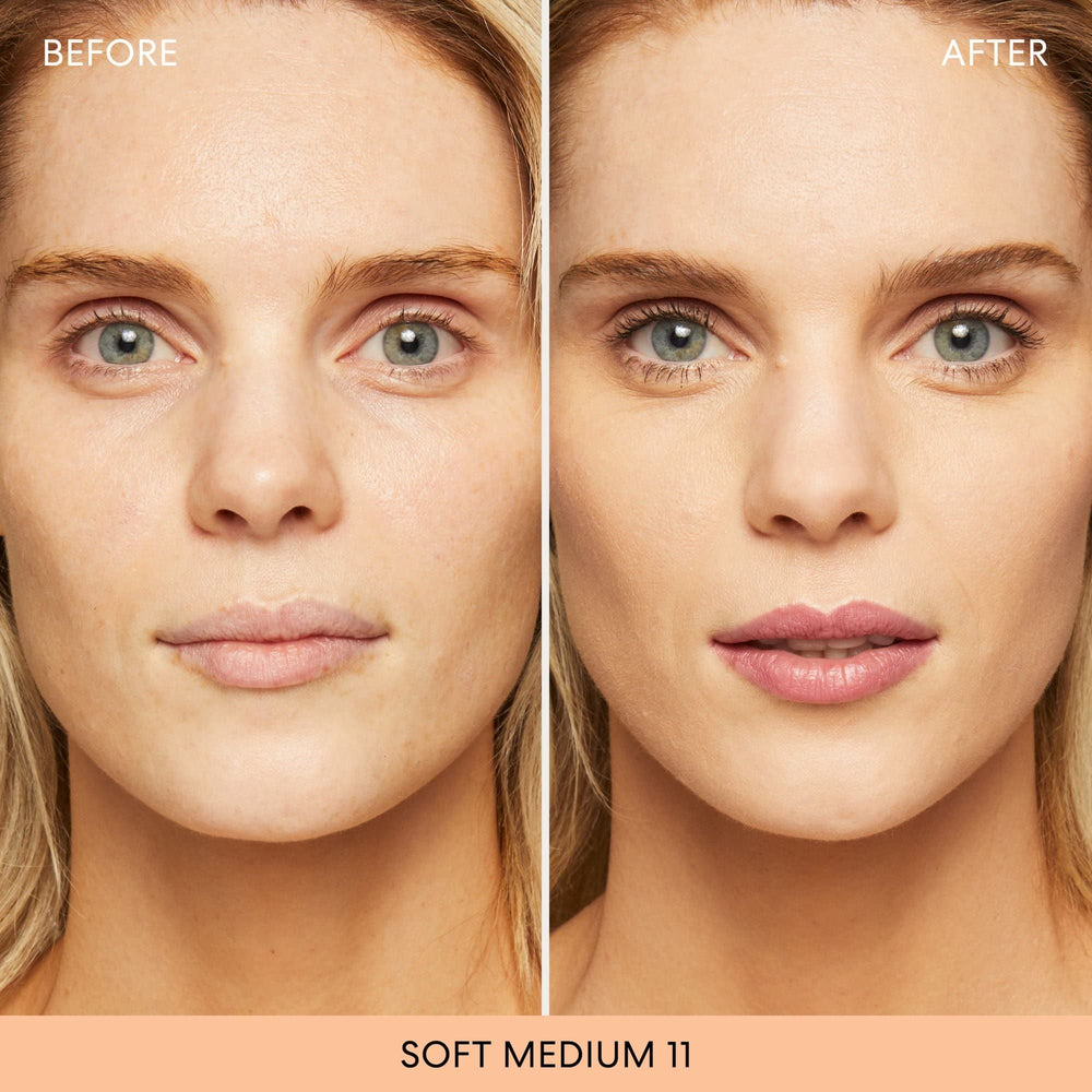 bareMinerals foundation brush for smooth, buildable coverage