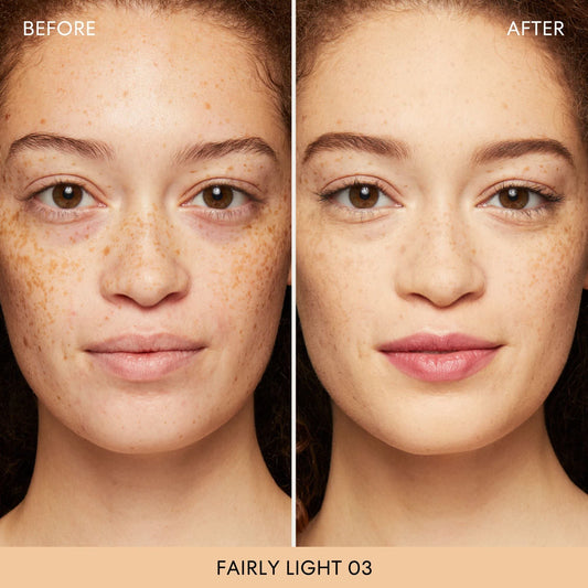 bareMinerals Original Matte Loose Foundation sifter open showing controlled product flow.