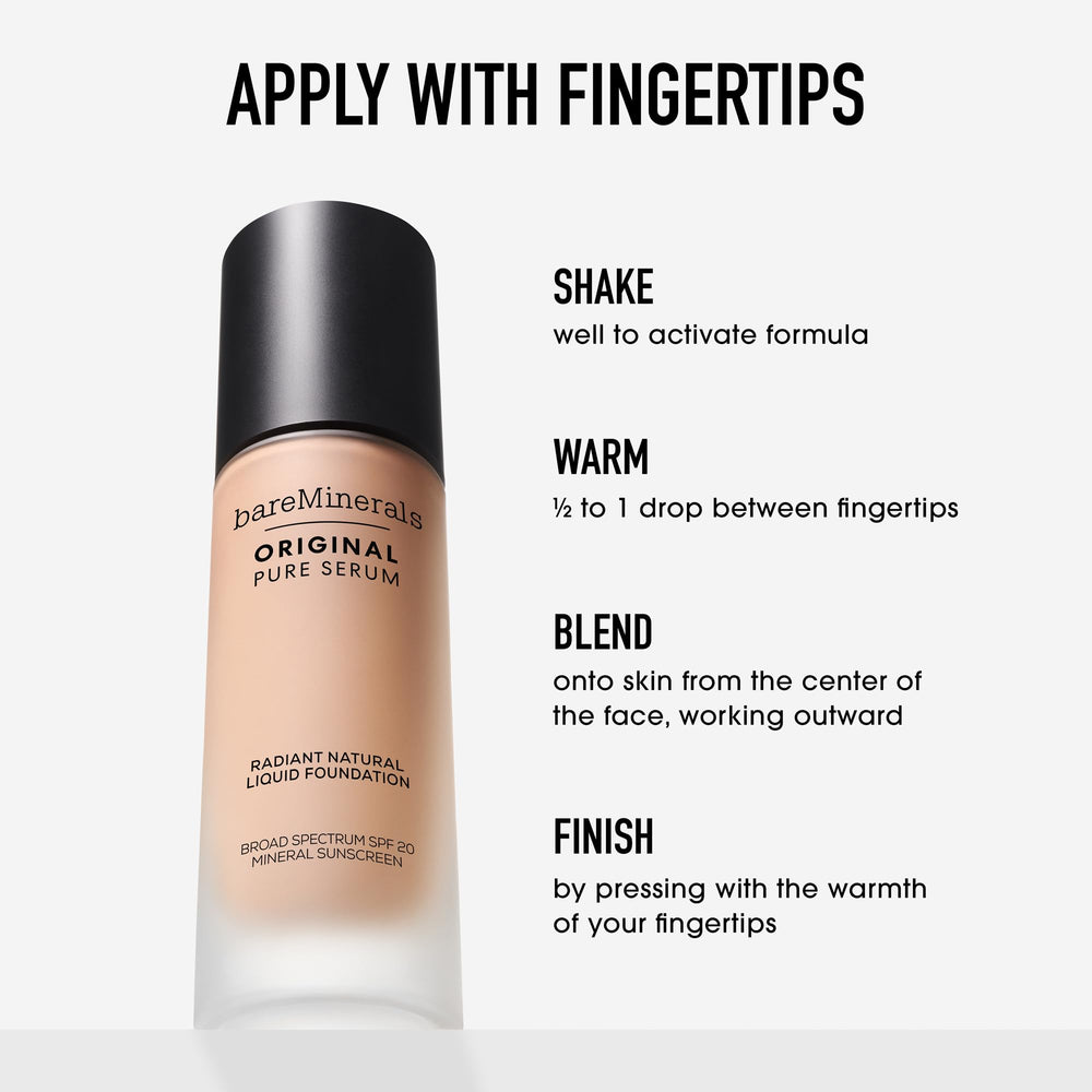 bareMinerals Original Serum Foundation vegan-cruelty-free badge — aligns with ethical beauty choices.