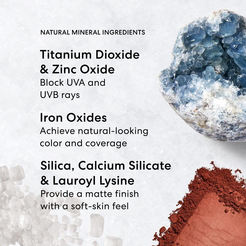 BareMinerals vegan clean ingredients list visualization highlights cruelty-free options.