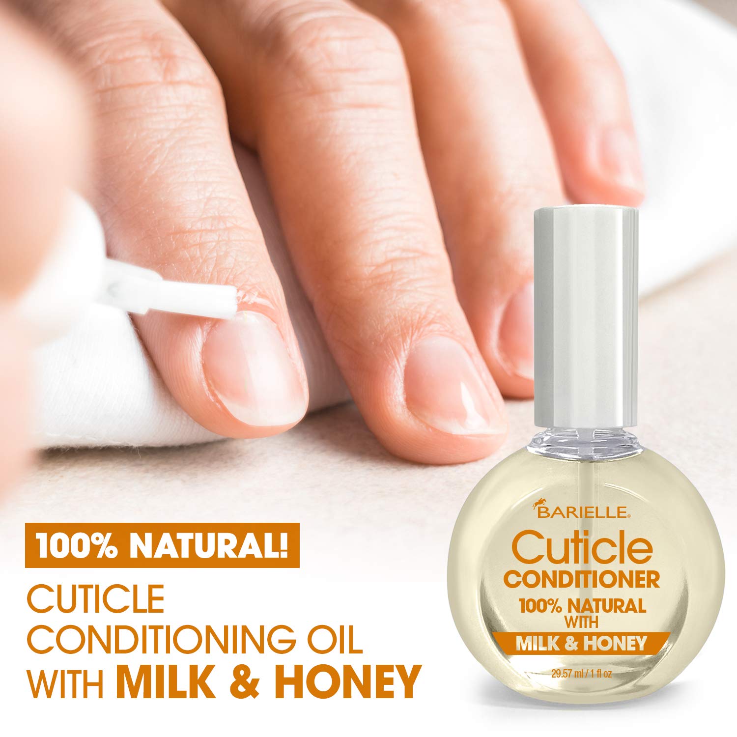 Barielle Nail Care during polish use shows compatibility with color finishes