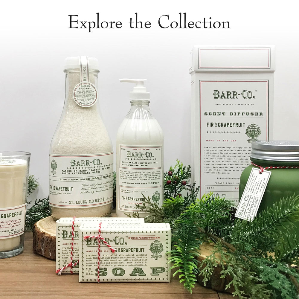 BARR-CO Americana-inspired packaging on display
