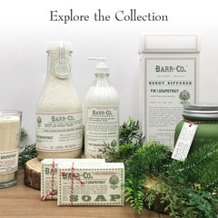 BARR-CO Americana-inspired packaging on display