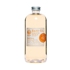 BARR-CO Blood Orange Amber refill bottle for easy hand soap refills
