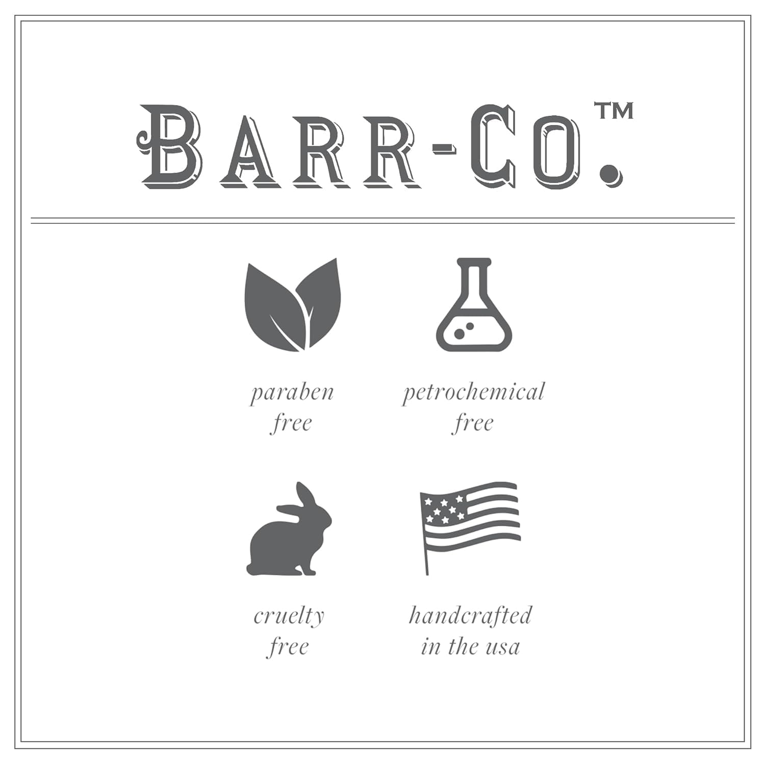 Gift box packaging for Barr-Co Fir & Grapefruit cream, travel-ready