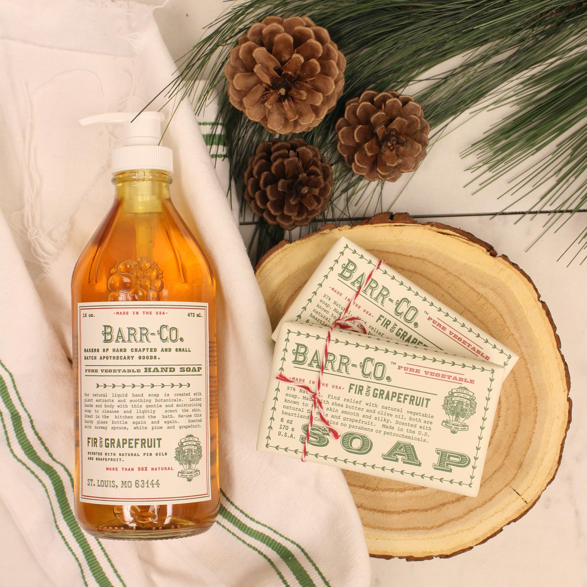 BARR-CO USA-made label highlights premium ingredients