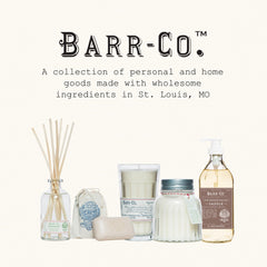 Barr-Co oatmeal and vanilla notes evoke creamy aroma.