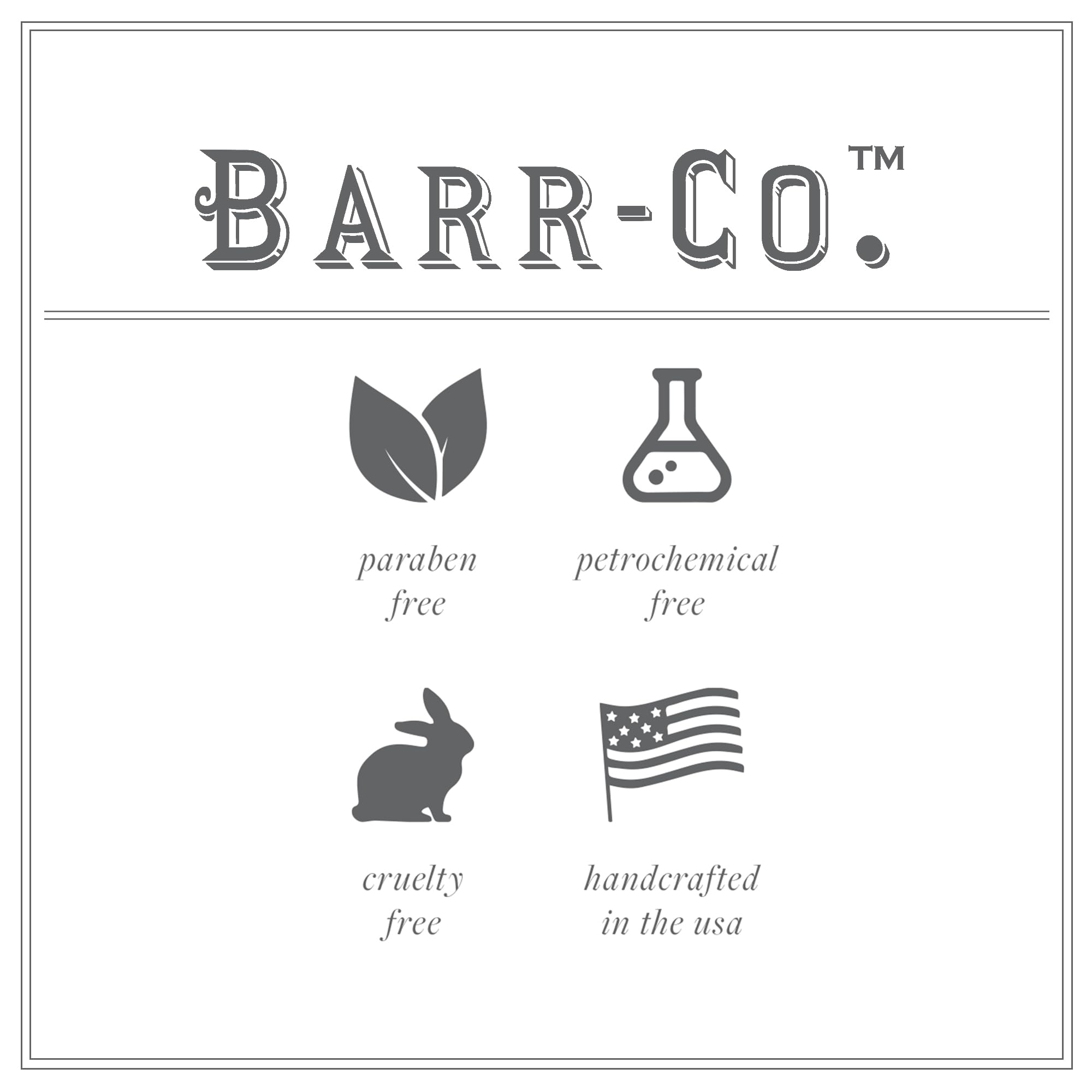Barr-Co Original Scent vanilla application on skin highlighting creamy aroma.