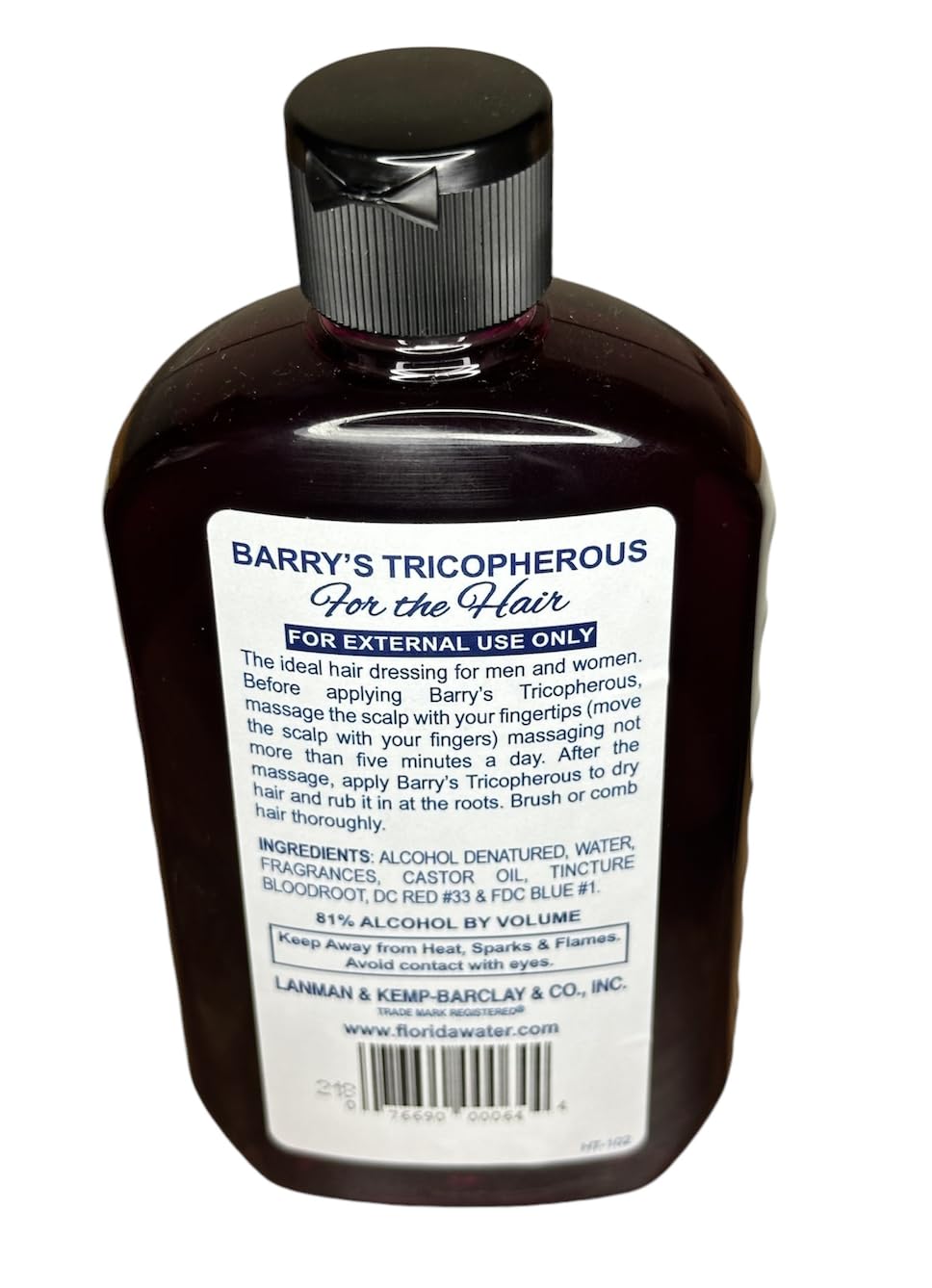 Barrys Tricopherous liquid regular 2-pack packaging ready for routine hair care.