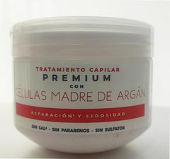 Basil Stem Cells Argan Hair Treatment bottle pour for lightweight nourishment.
