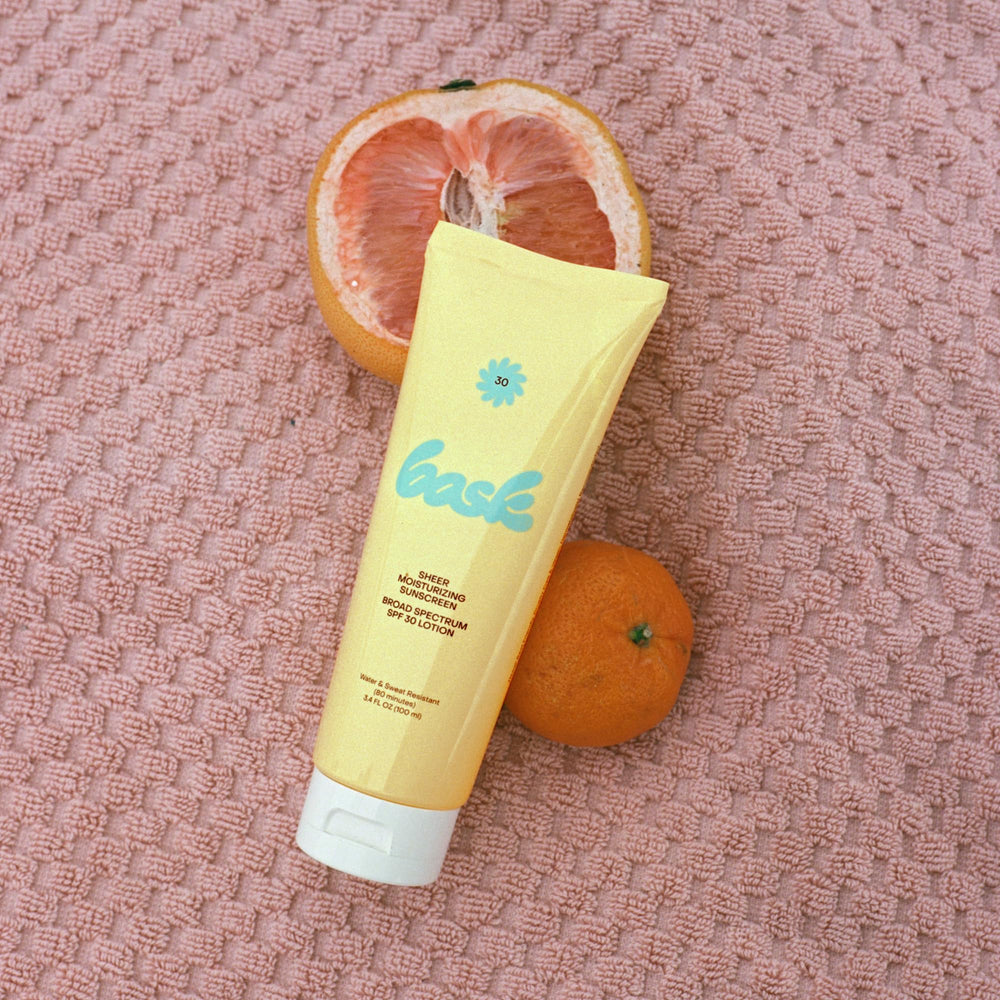 Bask Suncare SPF 30 reef-friendly sunscreen formula for reefs