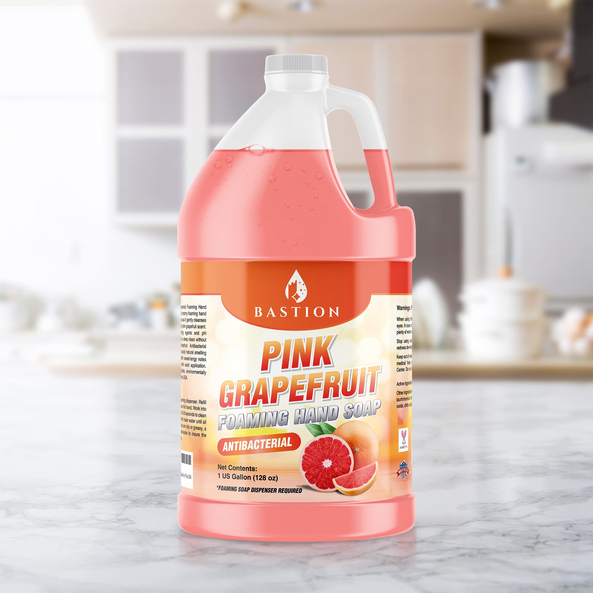 Bastion Pink Grapefruit bulk refill reduces waste and saves money.