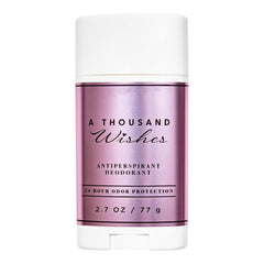 Bath & Body Works A Thousand Wishes antiperspirant stick provides all-day dryness with a light fragrance.