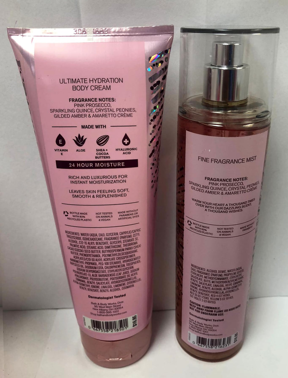 Bath & Body Works A Thousand Wishes body cream jar delivering rich hydration after showers