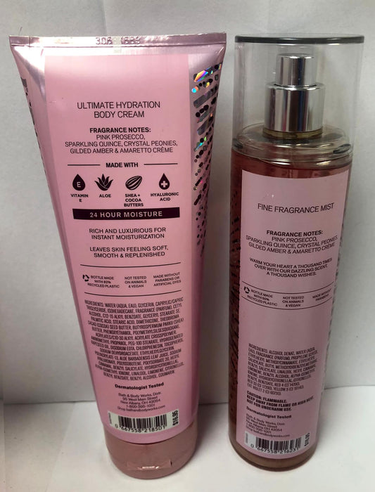 Bath & Body Works A Thousand Wishes body cream jar delivering rich hydration after showers