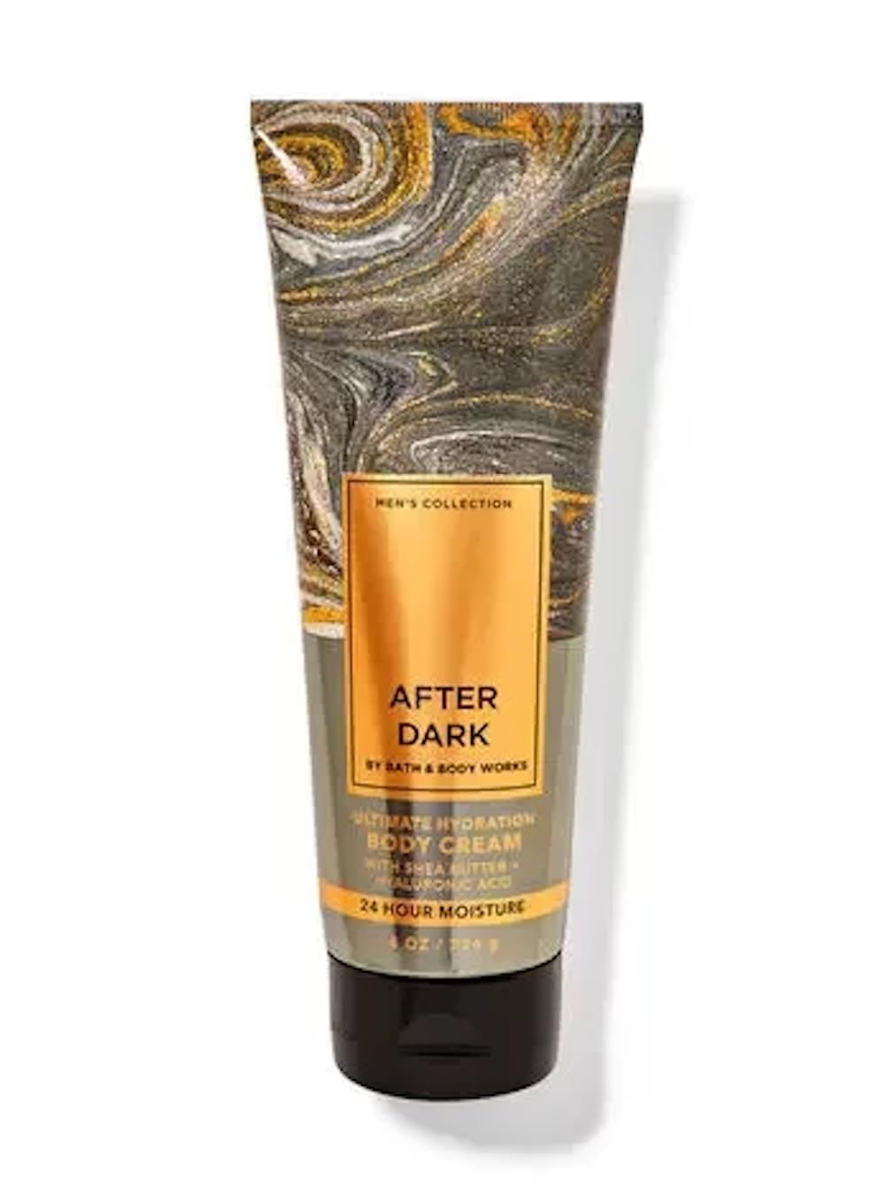 Bath & Body Works After Dark Hyaluronic Acid Body Cream close-up for deep moisturization.