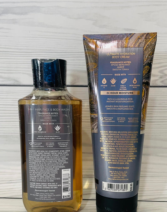 Bath and Body Works After Dark body cream jar for hydration.