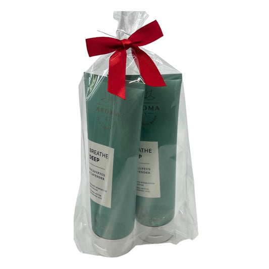 Aromatherapy Breathe Deep cream jar close-up showing velvety hydration