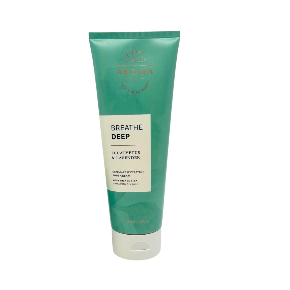 Bath & Body Works Aromatherapy Breathe Deep packaging with red bow, ready for gifting
