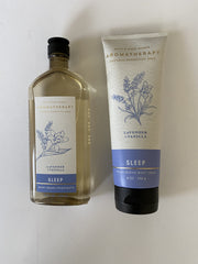 Bath & Body Works Aromatherapy Lavender Vanilla bottle for a calming pre-bed routine
