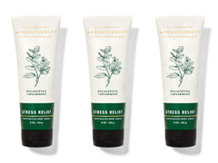 Bath and Body Works Stress Relief tubes with eucalyptus spearmint for soothing mood and deep hydration