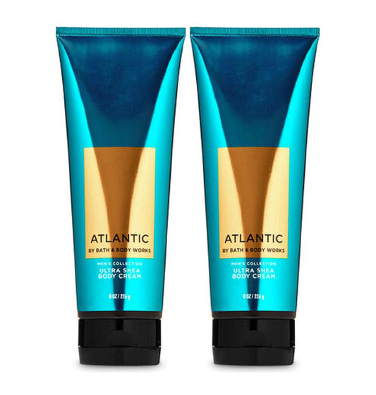 Bath & Body Works Atlantic Ultra Shea bottle 2-pack for daily moisture and coastal fragrance.