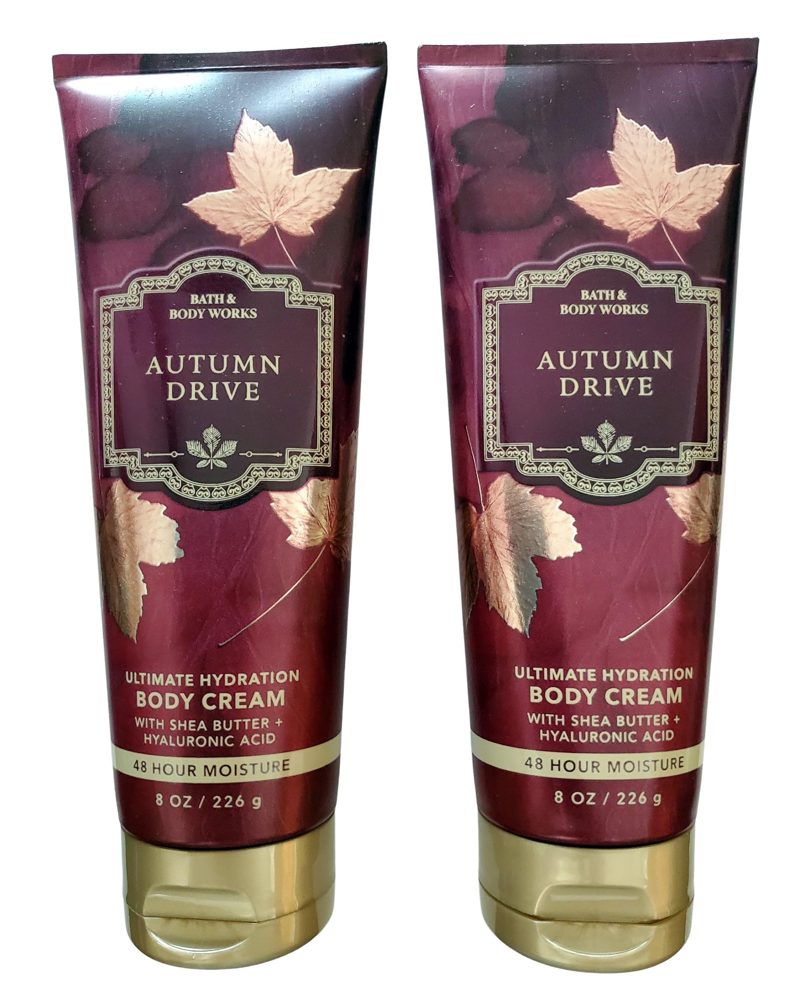 Bath & Body Works Autumn Drive 8oz 2-pack front display for daily hydration