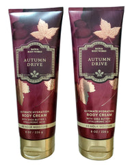 Bath & Body Works Autumn Drive 8oz 2-pack front display for daily hydration