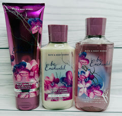 Bath & Body Works Be Enchanted body lotion bottle for silky skin