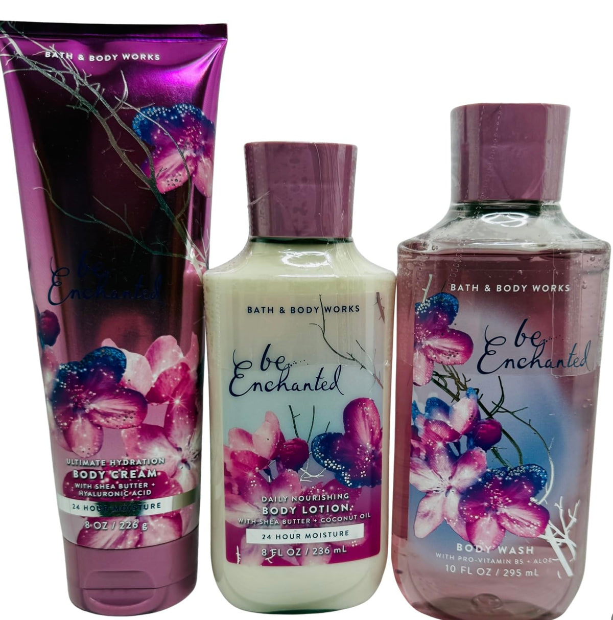Bath & Body Works Be Enchanted gel wash bottle for a refreshing cleanse