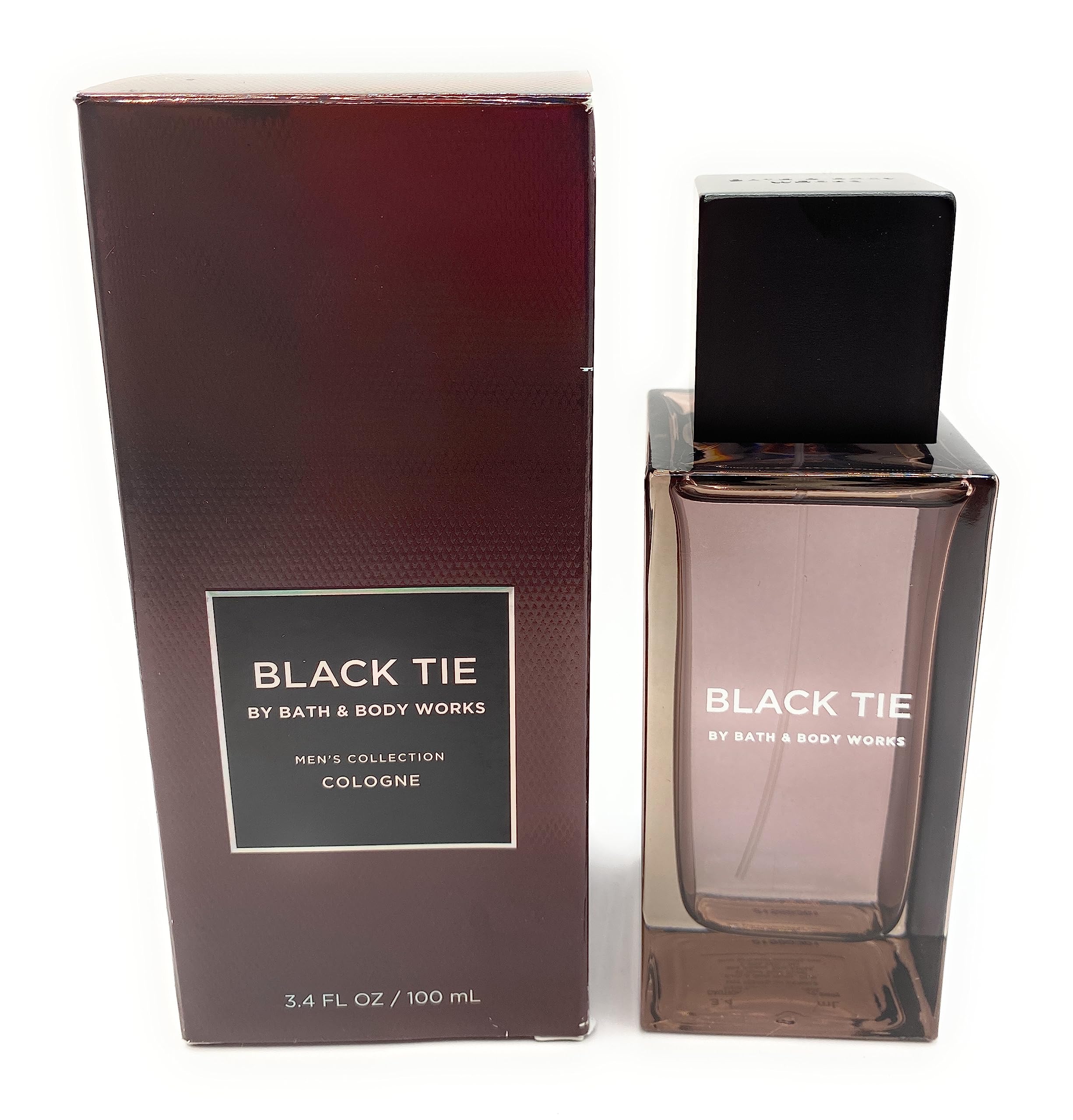 Bath & Body Works Black Tie bottle front view, masculine and versatile scent for daily wear