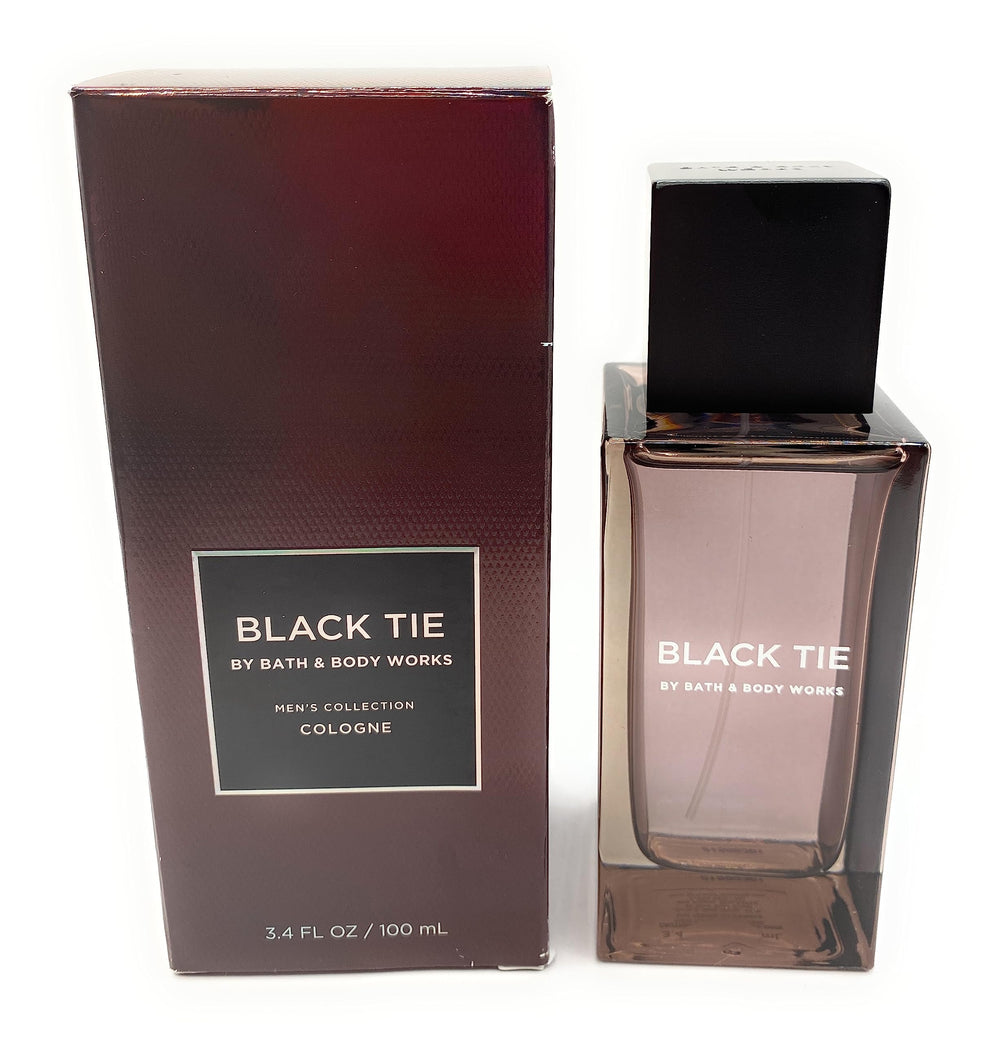 Bath & Body Works Black Tie bottle front view, masculine and versatile scent for daily wear
