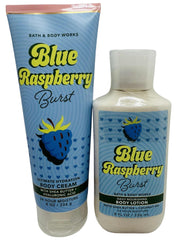 Bath & Body Works Blue Raspberry Burst bottle front view for daily hydration.