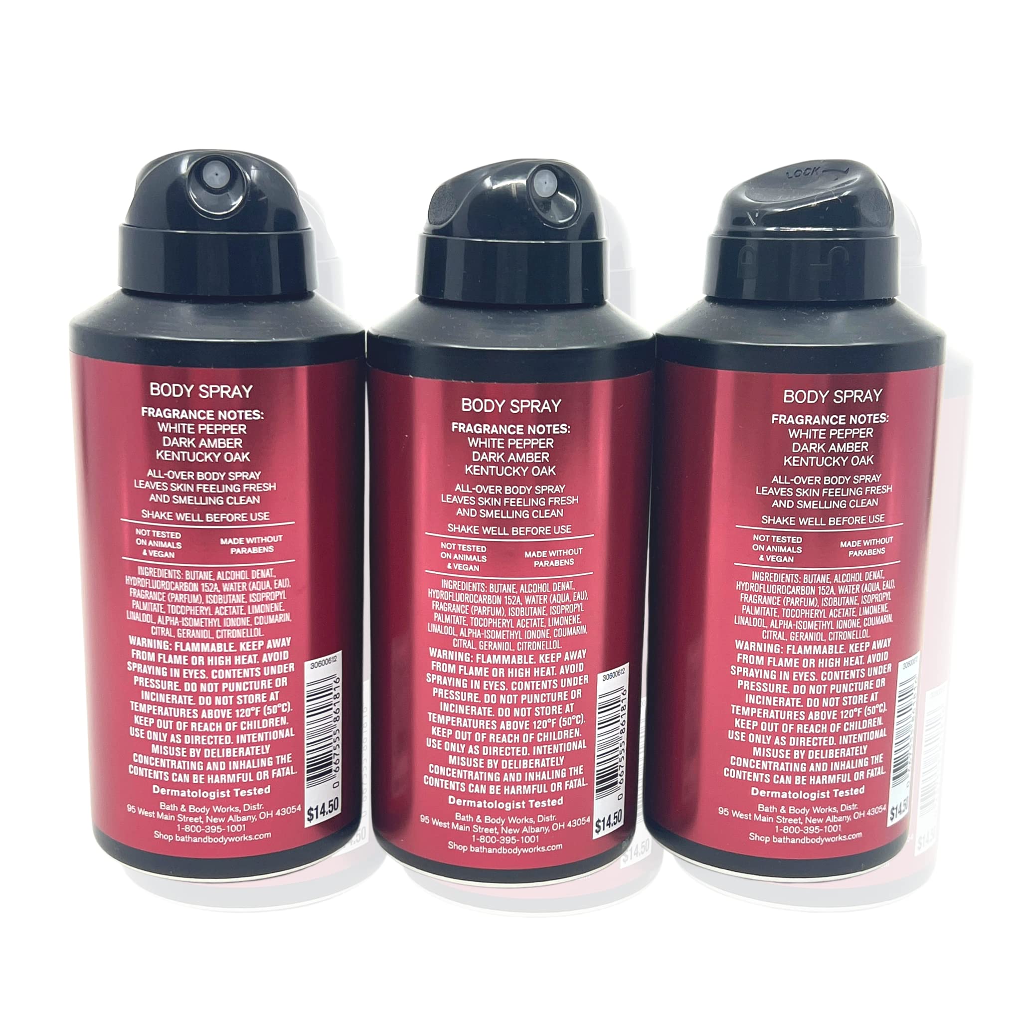 Bath & Body Works Bourbon spray bundle packaging ideal for gift-ready sets.