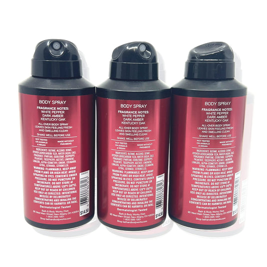 Bath & Body Works Bourbon spray bundle packaging ideal for gift-ready sets.