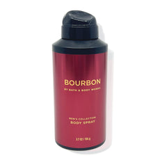 Bath & Body Works Bourbon spray mist application for quick refreshment.