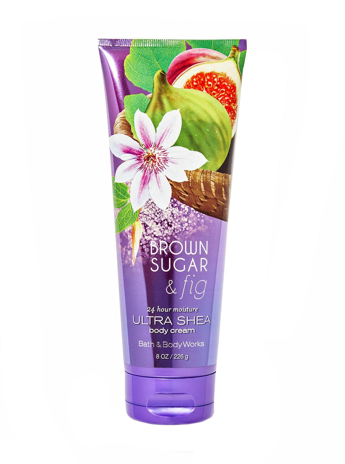Bath and Body Works Brown Sugar and Fig cream jar delivers rich hydration.