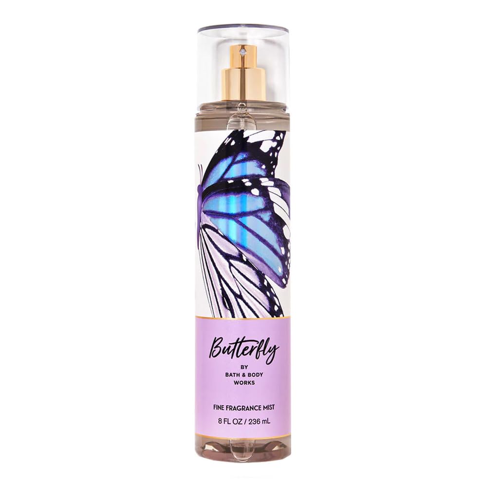 Bath & Body Works Butterfly Fragrance Mist bottle with delicate floral scent for daily wear