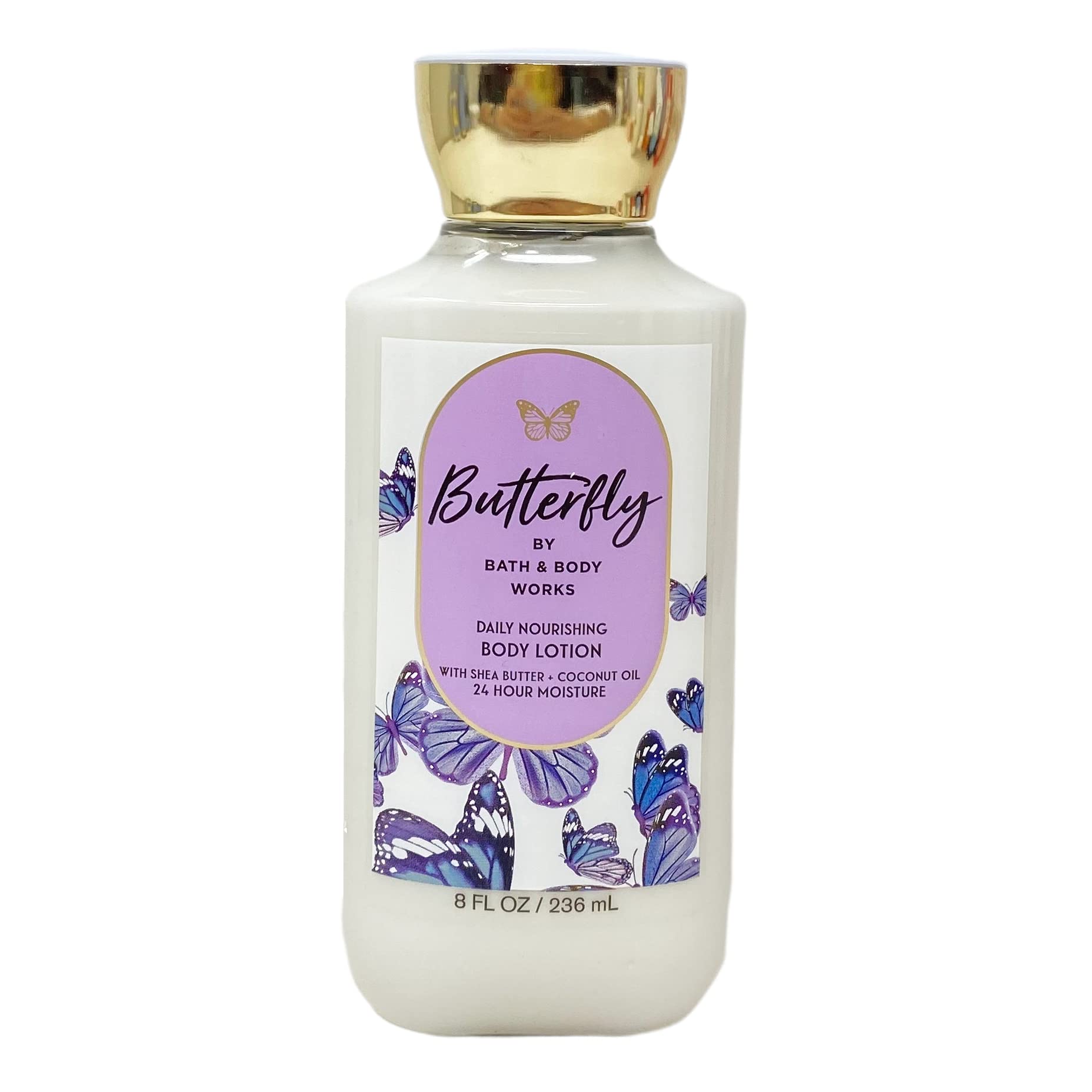 Bath & Body Works butterfly gift set scrub focus, exfoliating creamy body scrub for smoother skin.