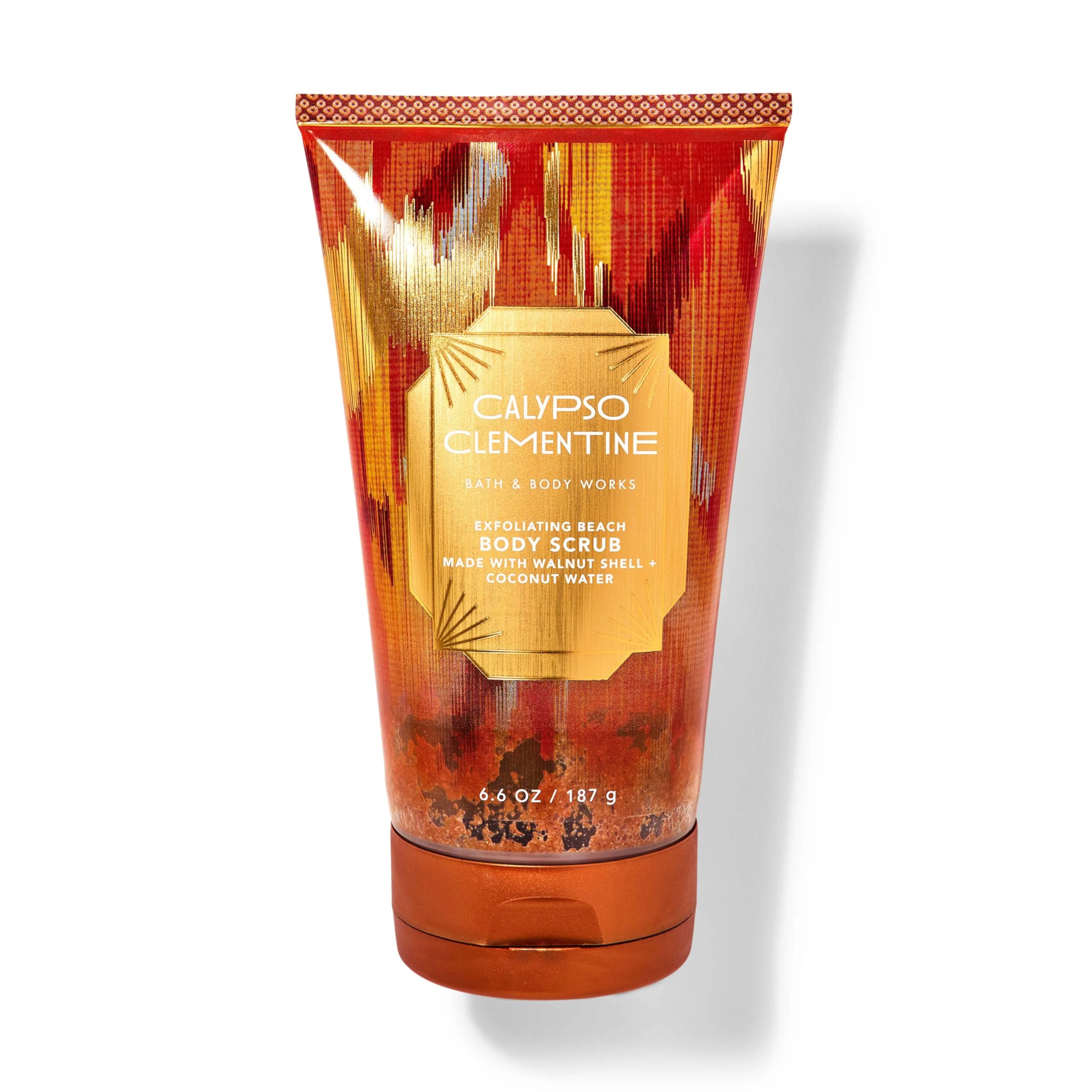 Bath & Body Works Calypso Clementine creamy body scrub texture close-up for smoother skin