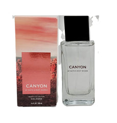 Bath & Body Works Canyon bottle shows rugged, long-lasting freshness for men.