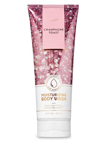 Bath & Body Works Champagne Toast moisturizing body wash close-up with creamy lather.