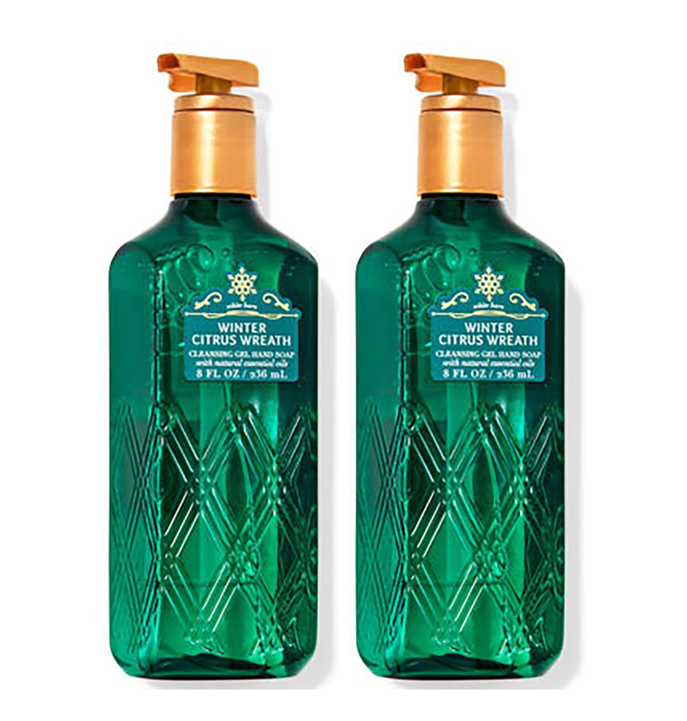 Bath and Body Works Winter Citrus Wreath hand soap dual pack for daily cleansing and a fresh scent.