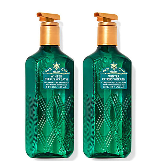 Bath and Body Works Winter Citrus Wreath hand soap dual pack for daily cleansing and a fresh scent.