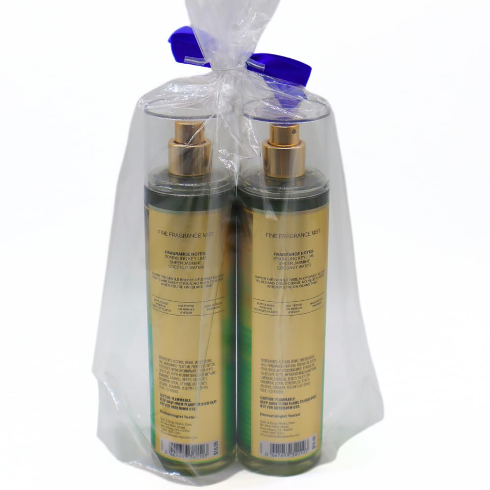 Coconut Lime Verbena fragrance notes include key lime jasmine and coconut water.