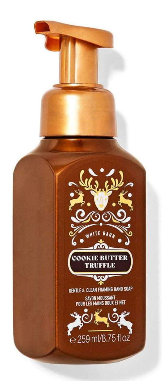 Bath & Body Works Cookie Butter Truffle hand soap bottle for soft, lightly scented hands